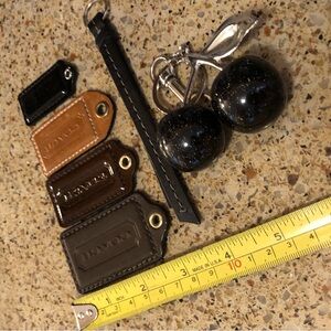 Coach Tags and Cherries. Pre-owned. 6 pc